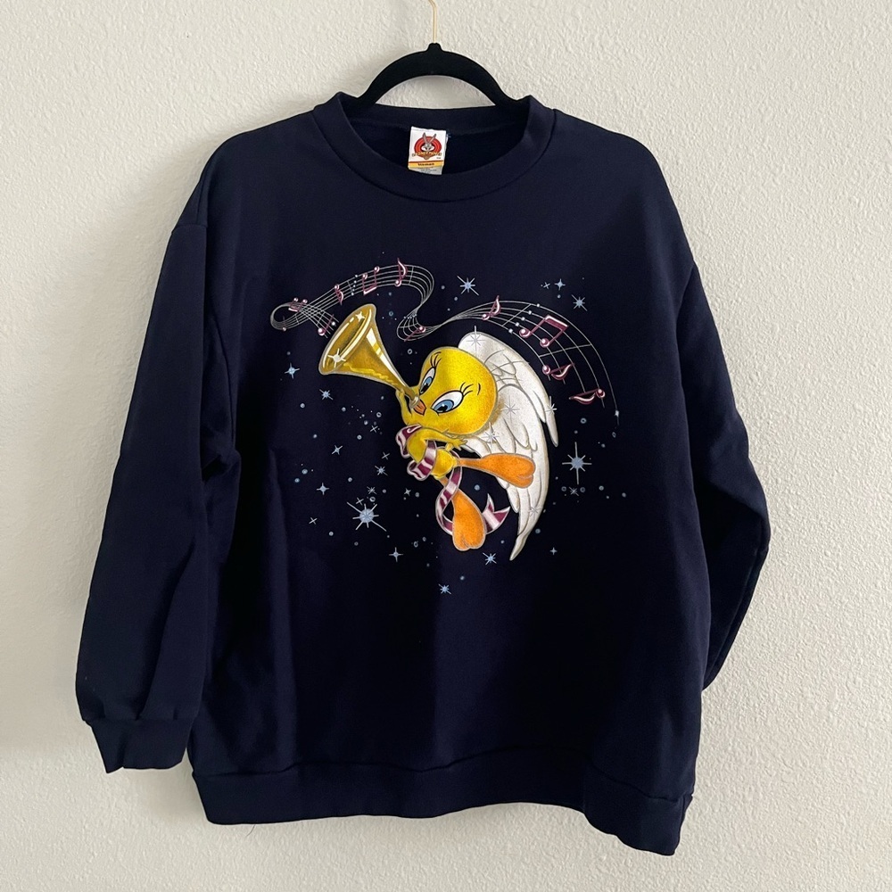 Vintage Loony Tunes Tweety Pie Graphic Sweatshirt Size 1X